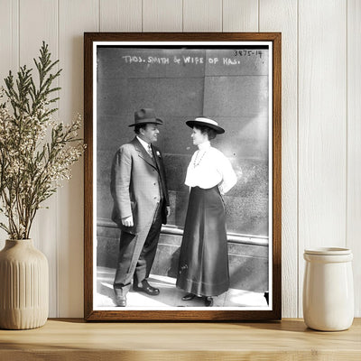 Vintage Kansas Couple Portrait from the 1920s