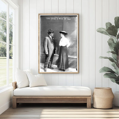 Vintage Kansas Couple Portrait from the 1920s