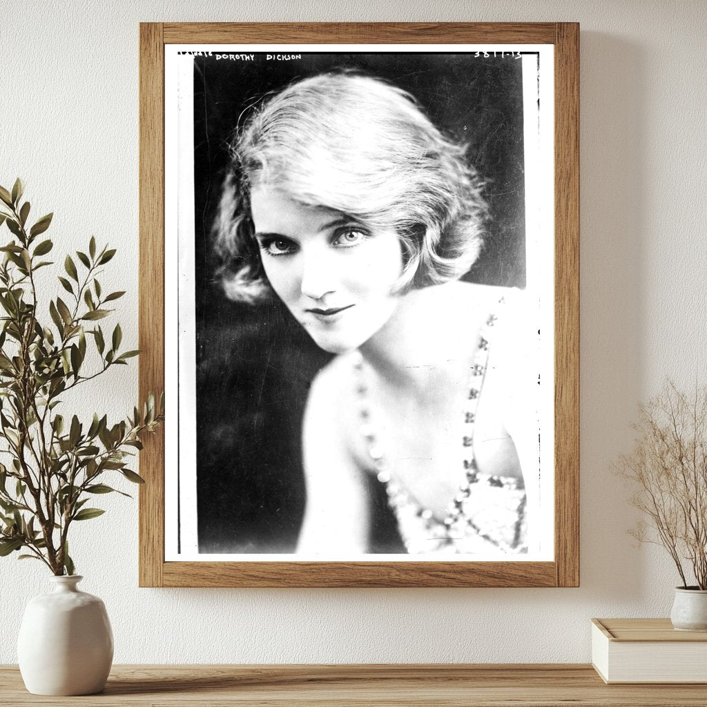 Historic Dorothy Dickson Print, Vintage Art