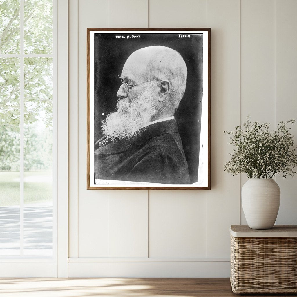 Historic Chas. A. Dana Print, Vintage Art