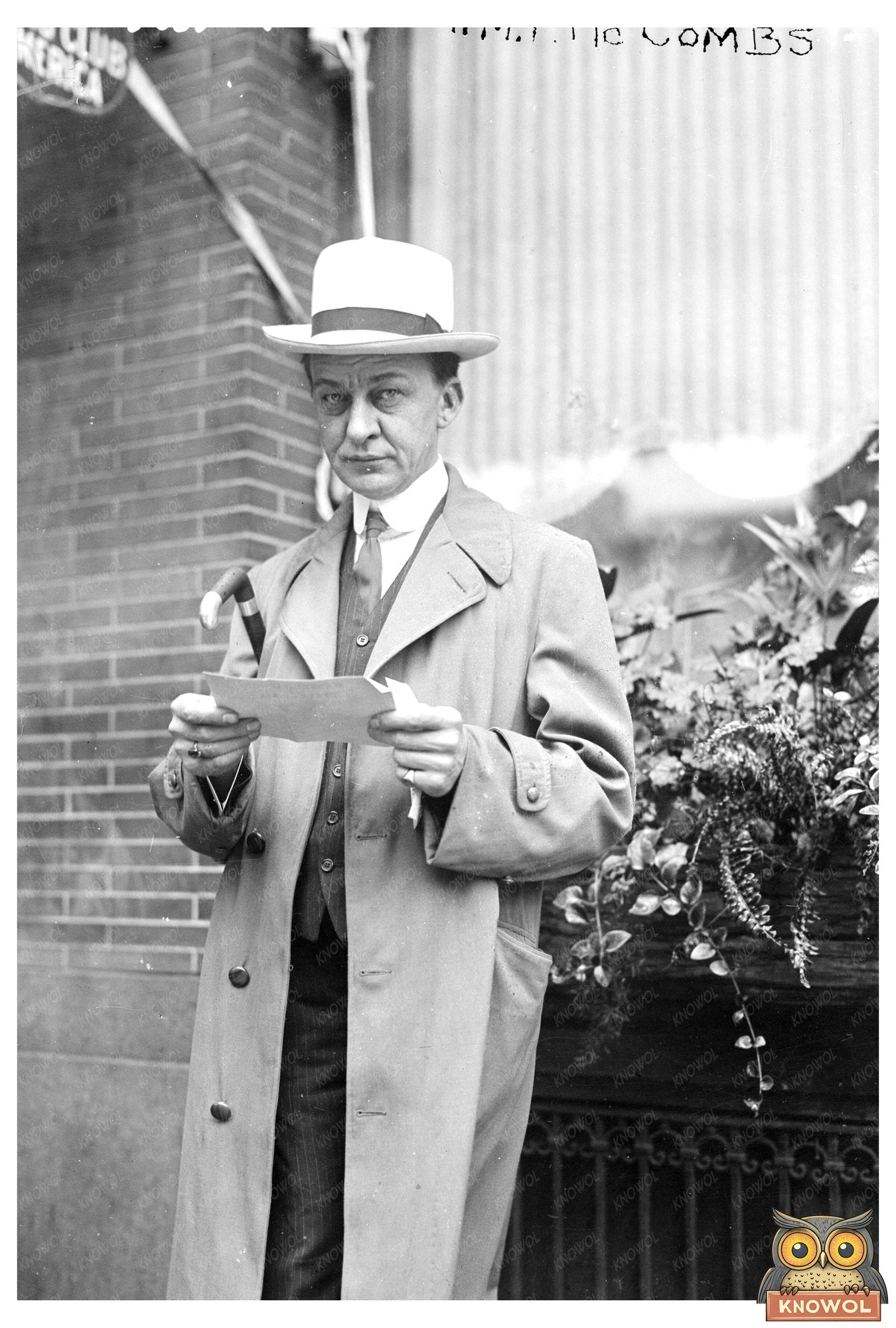 1916 Portrait of a Pioneering Political Leader