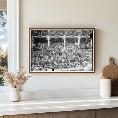 Historic 1916 St. Louis Democratic Convention Scene