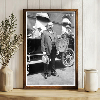 Historic Portrait of New Yorks 40th Governor, 1916