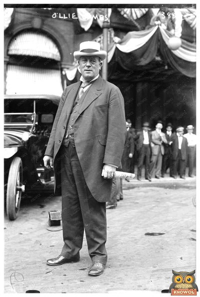 1916 Portrait of Congressman Ollie James in Kentucky