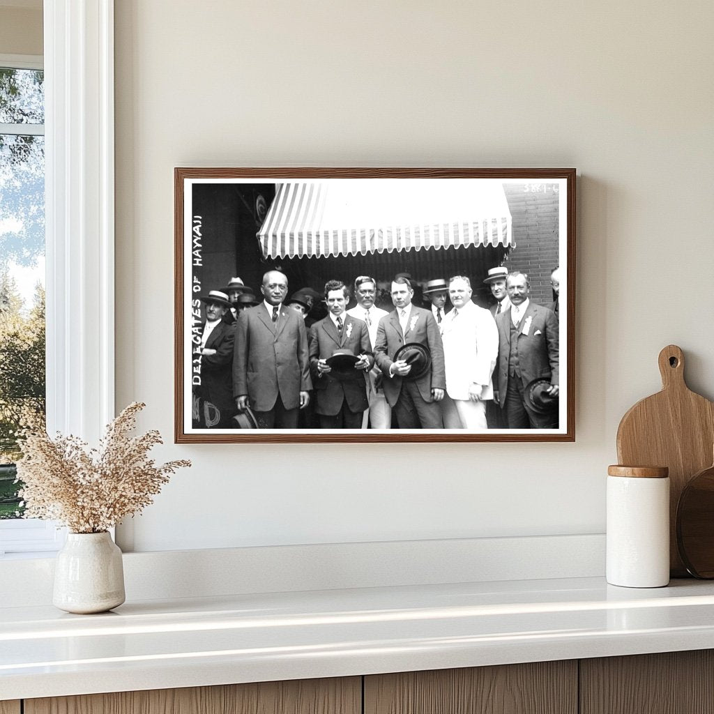 Hawaiian Delegates: A Historic Gathering from 1916