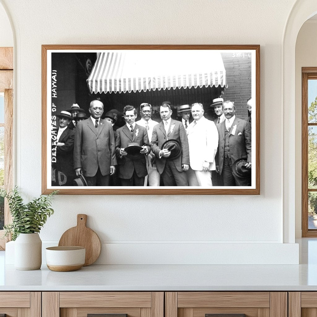 Hawaiian Delegates: A Historic Gathering from 1916