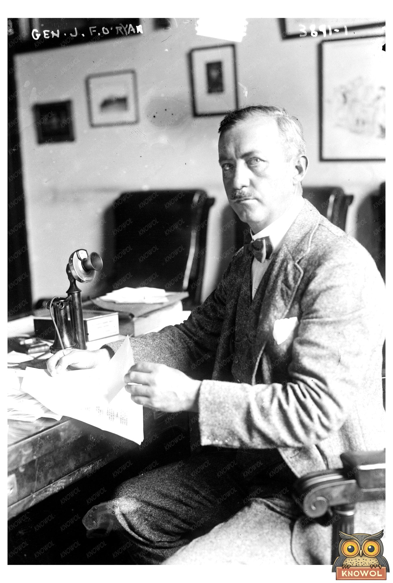 Early 20th Century U.S. Army General Portrait
