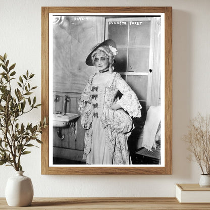 Historic Augette Foret Print, Vintage Art