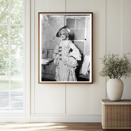 Historic Augette Foret Print, Vintage Art