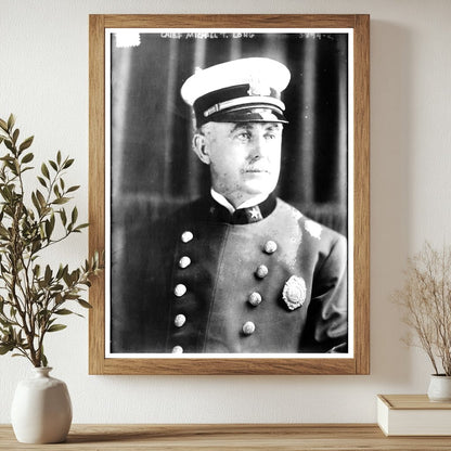 Historic Chief Michael T. Long Print, Vintage Art
