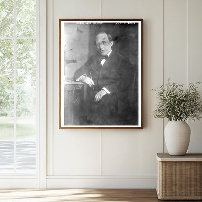 Historic Rabbi Leon Harrison Print, Vintage Art