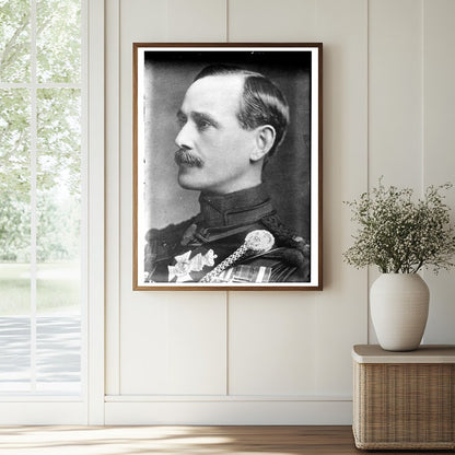Historic Gen. Edw. Northey Print, Vintage Art