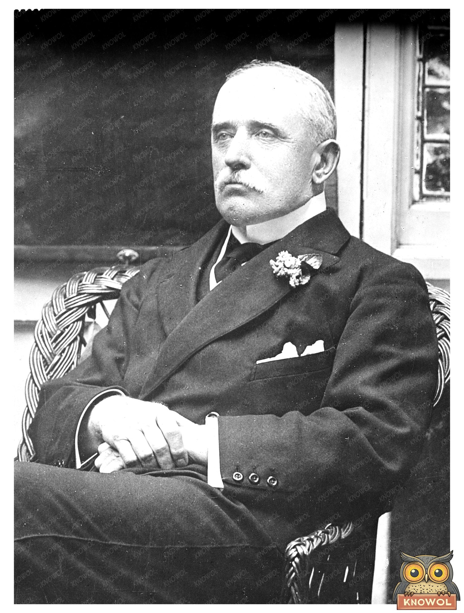 Historic Gen. Sir John French Print, Vintage Art