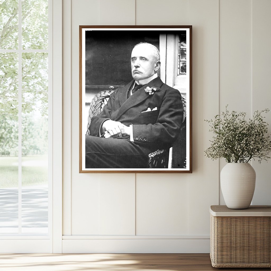Historic Gen. Sir John French Print, Vintage Art