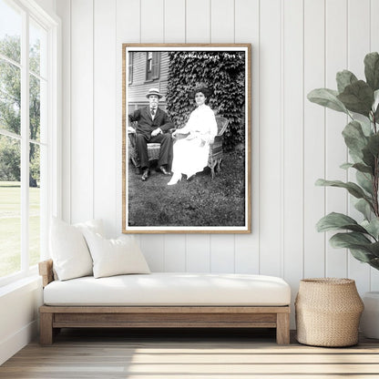 Charles Evans Hughes & Wife: A 1915 Era Portrait