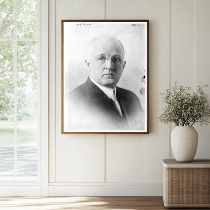 Historic E.E. Calvin Print, Vintage Art