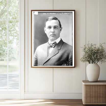 Historic Carl E. Milliken Print, Vintage Art