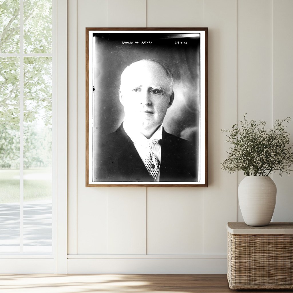 Historic Sumner W. Haynes Print, Vintage Art
