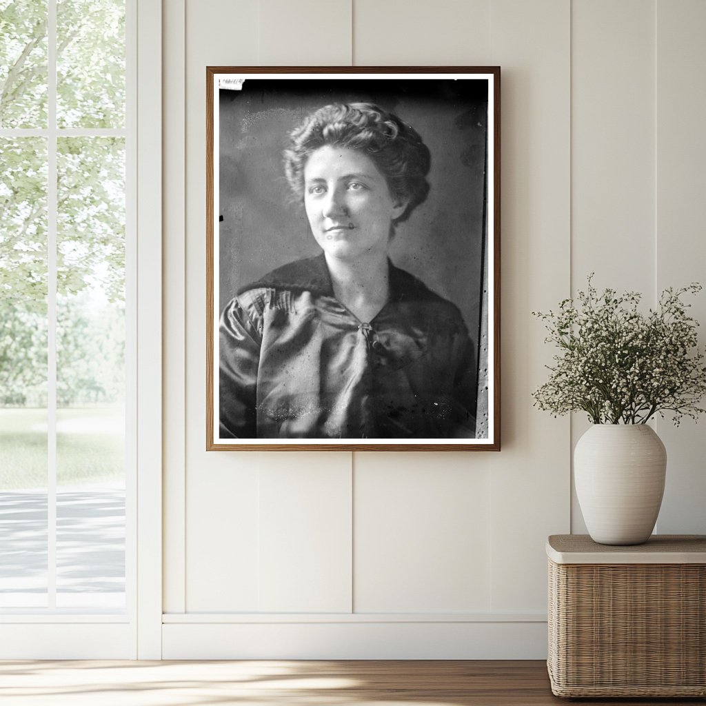 Historic Florence S. Hyde Print, Vintage Art