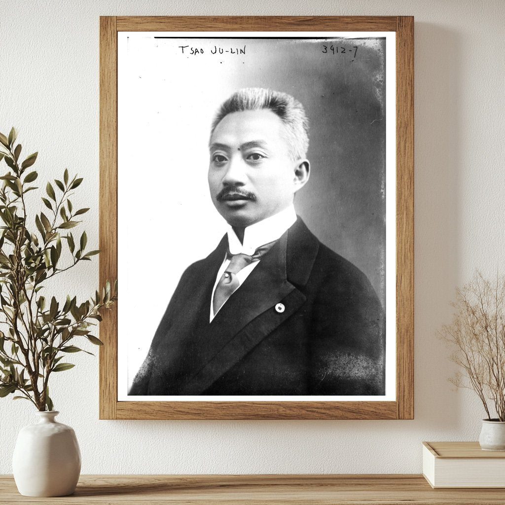 Historic Tsao Ju-Lin Print, Vintage Art
