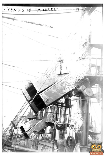 1916 Architectural Marvel: MILAZZO Chutes Photograph