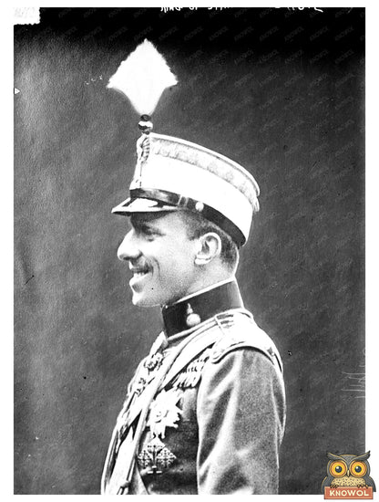 Historic King of Spain Print, Vintage Art