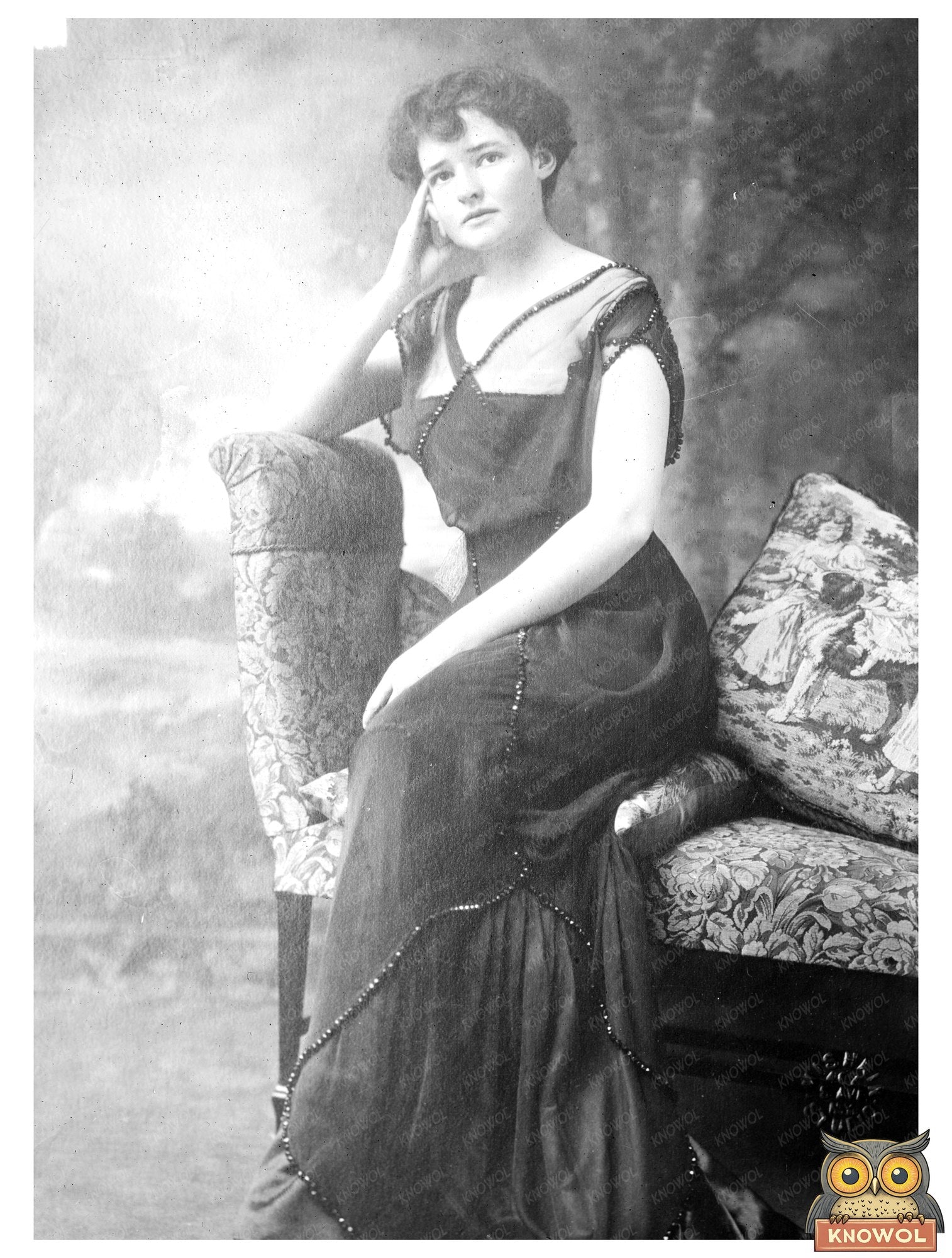 Historic Mrs. Culver McWilliam (Eleanor Nash) Print, Vintage Art