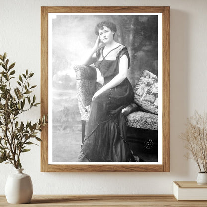 Historic Mrs. Culver McWilliam (Eleanor Nash) Print, Vintage Art