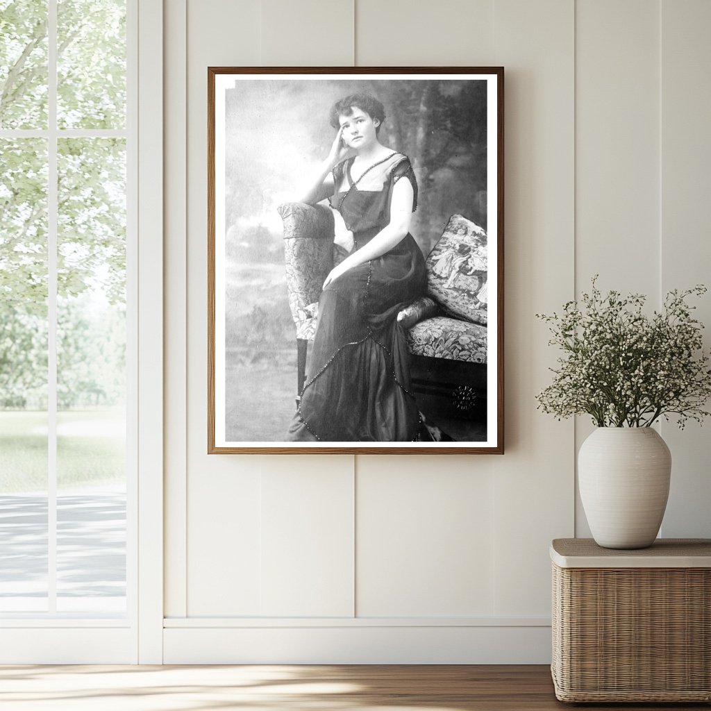 Historic Mrs. Culver McWilliam (Eleanor Nash) Print, Vintage Art