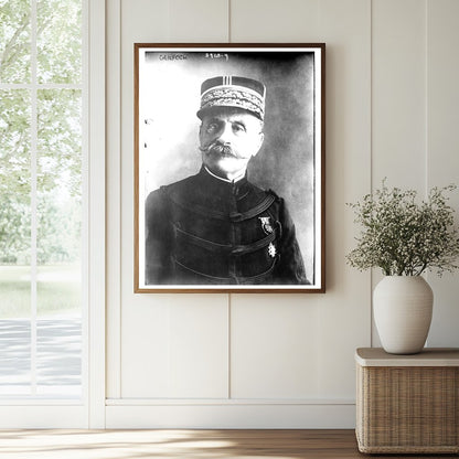 Historic Gen. Foch Print, Vintage Art