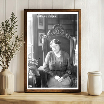 Elegant Mrs. A.I. Elkus: A 1915-1920 Portrait