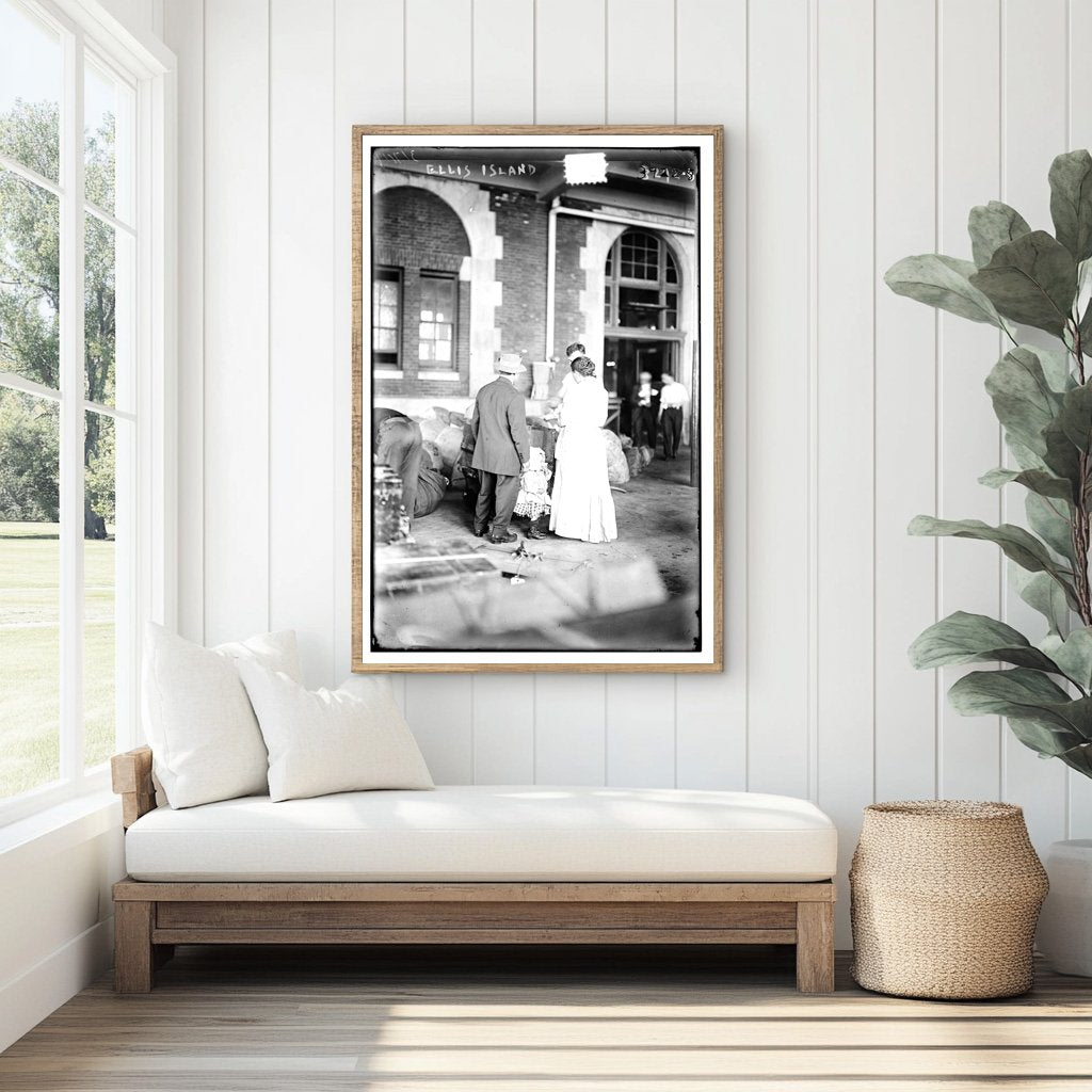 1917 Snapshot: Immigrants Arriving at Ellis Island