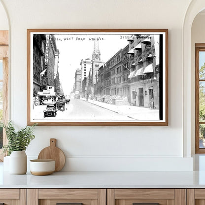 1916 New York City: 57th St & 6th Ave Intersection