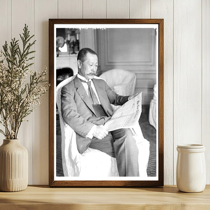 1916 Glass Negative of Marquis Inouye: A History