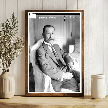 1916 Portrait of Influential Marquis Inouye