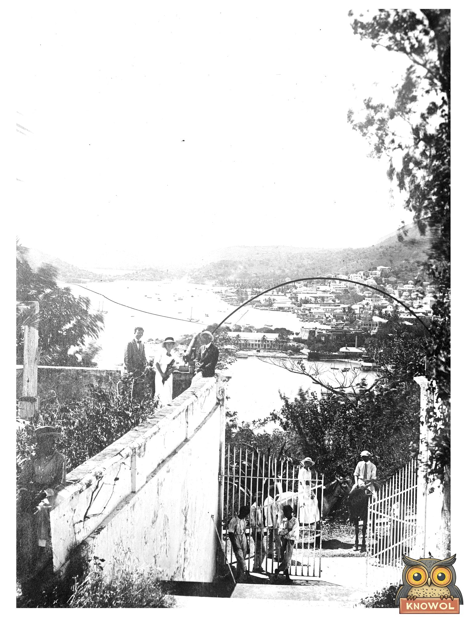 Historic St. Thomas Print, Vintage Art