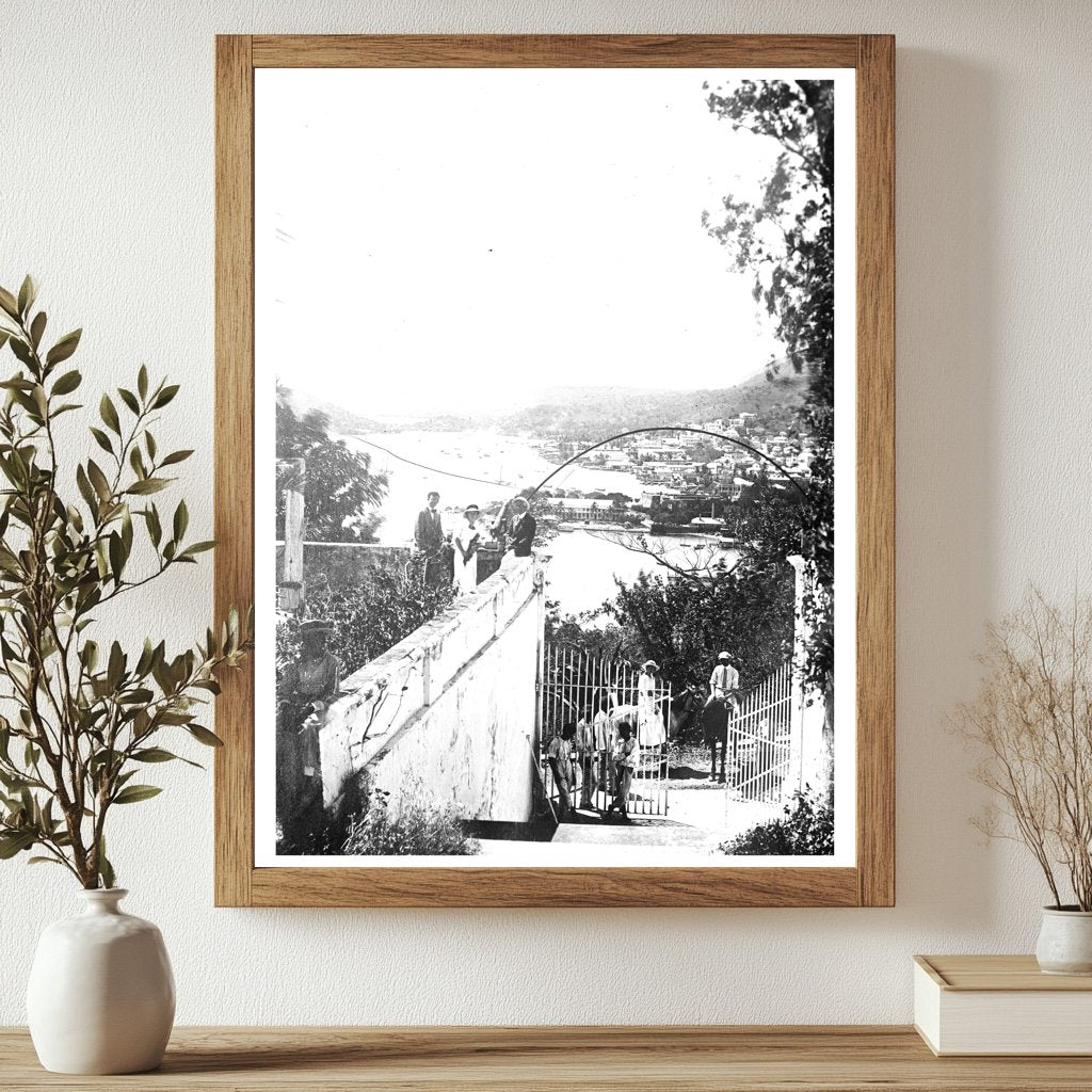 Historic St. Thomas Print, Vintage Art