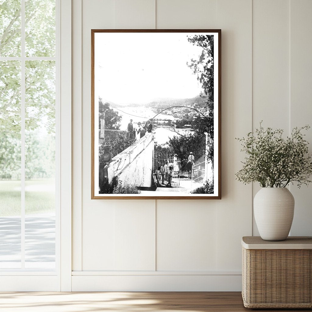 Historic St. Thomas Print, Vintage Art