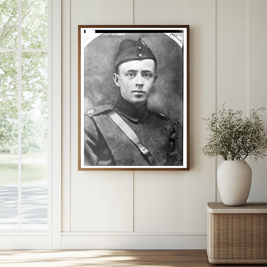 Historic Lieut. McCubbins [i.e. McCubbin] Print, Vintage Art
