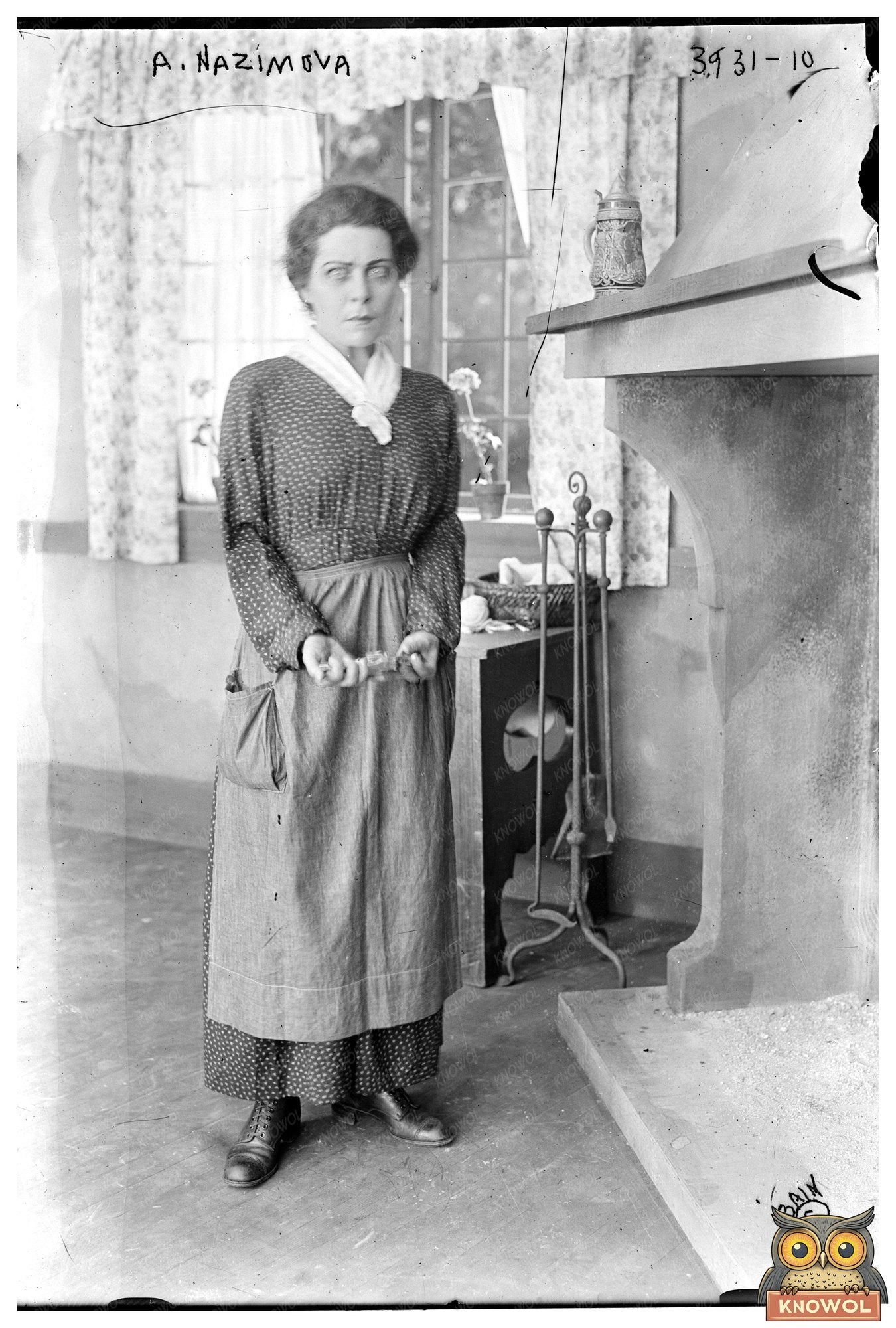 1926 Portrait of Silent Film Star A. Nazimova