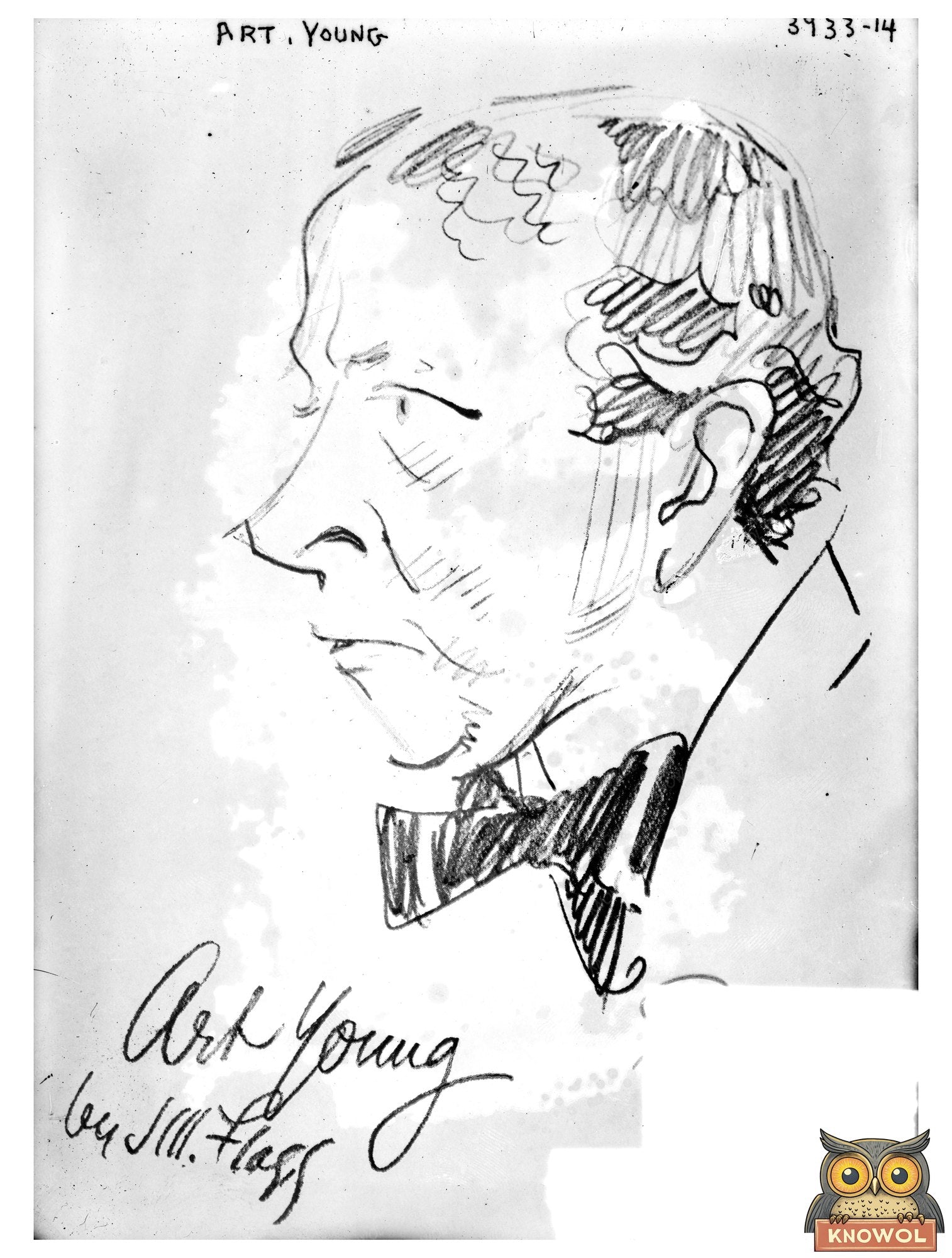 Historic Art Young Print, Vintage Art