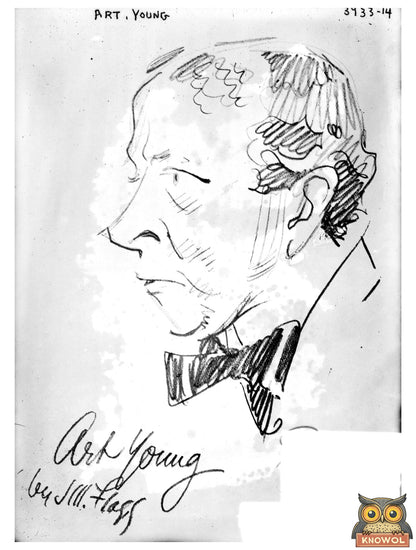 Historic Art Young Print, Vintage Art