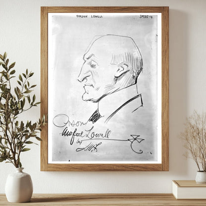 Historic Orson Lowell Print, Vintage Art