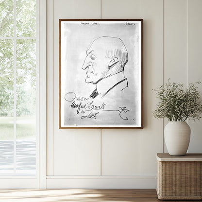 Historic Orson Lowell Print, Vintage Art