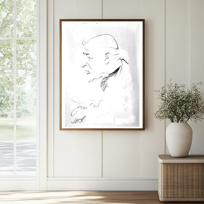 Historic Jas. L. Ford Print, Vintage Art
