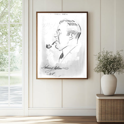 Historic John Wolcott Adams Print, Vintage Art