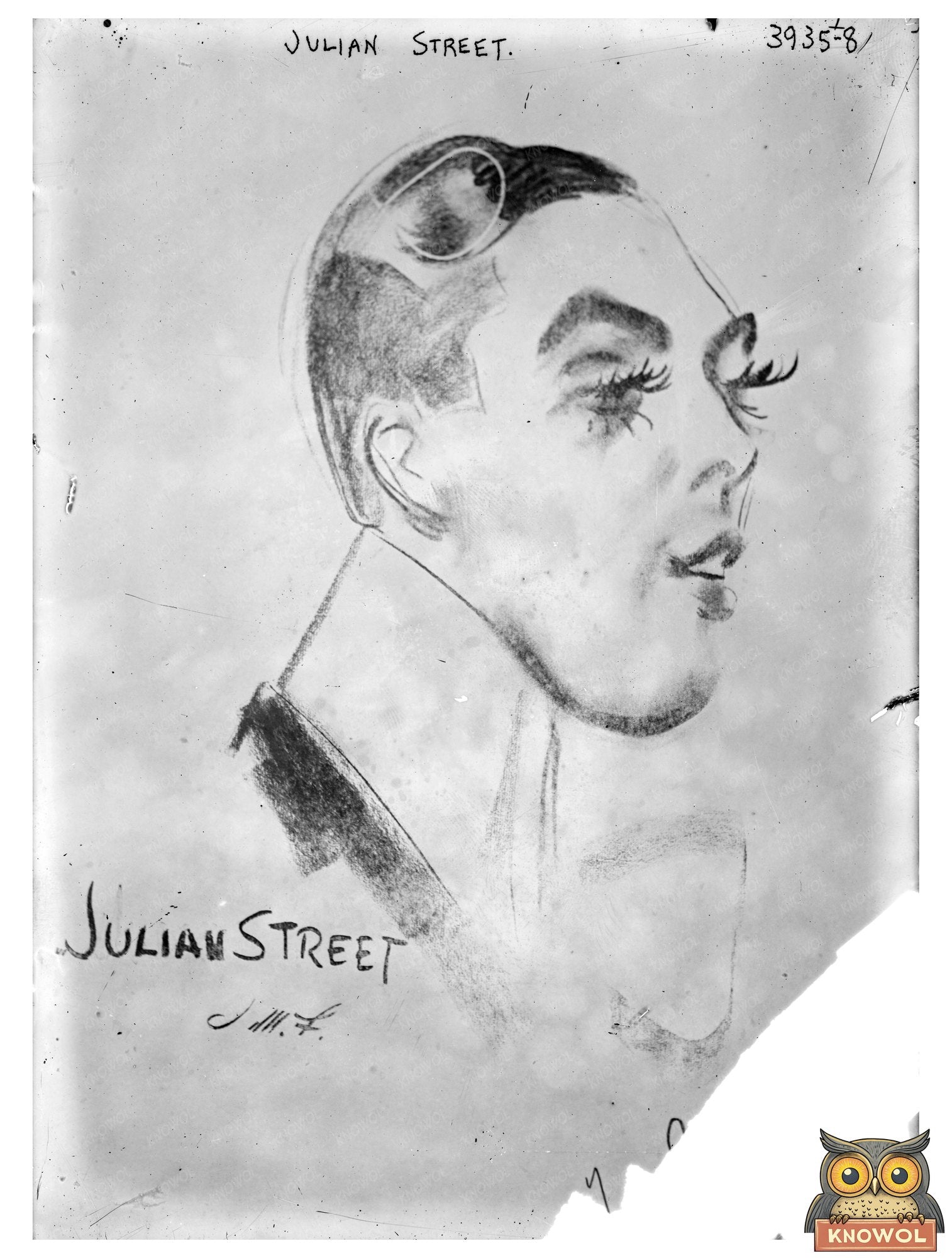 Historic Julian Street Print, Vintage Art
