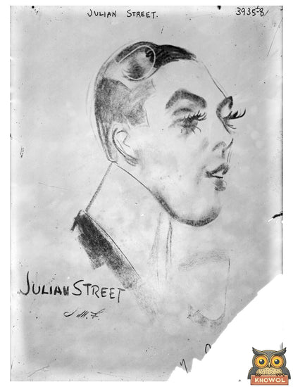 Historic Julian Street Print, Vintage Art