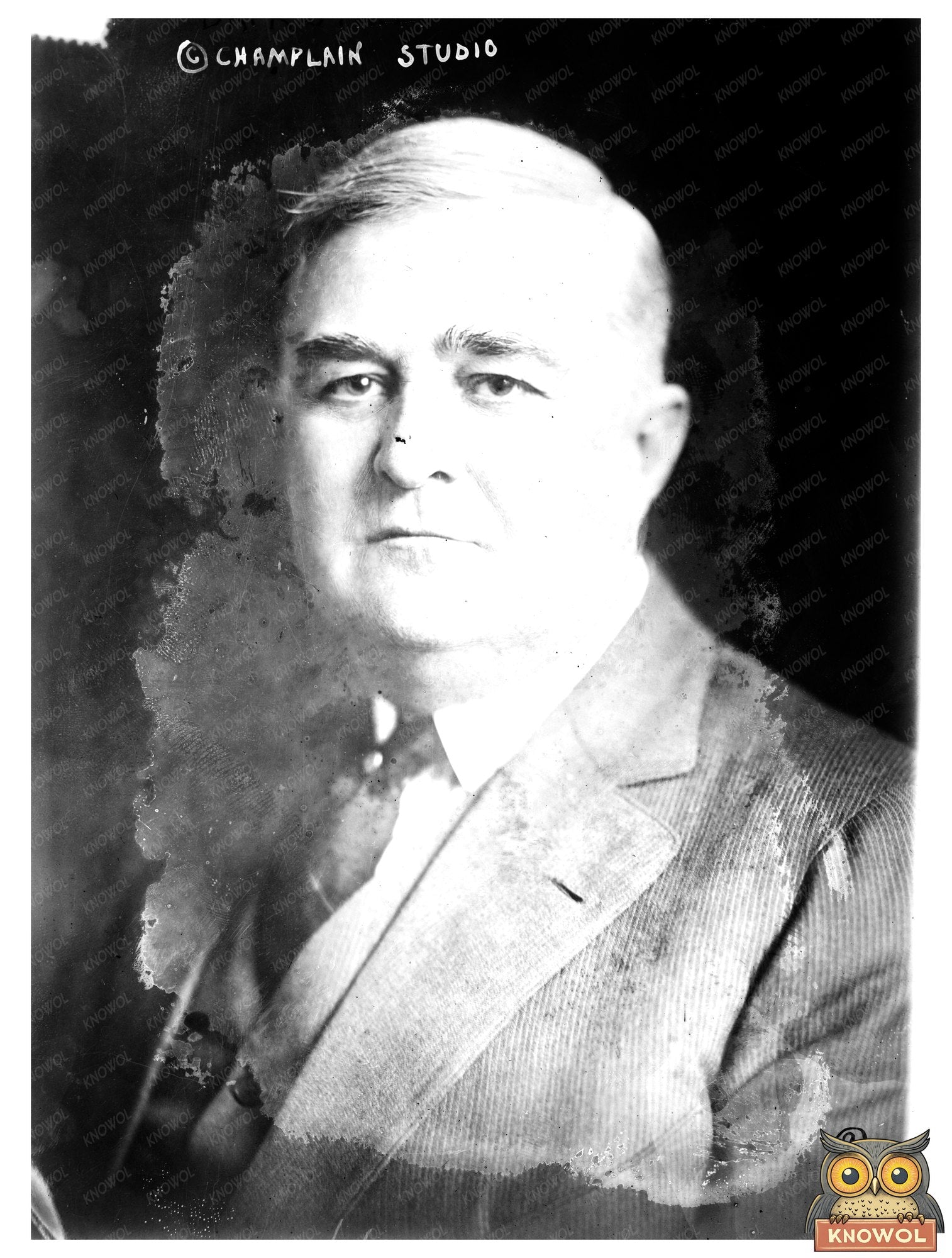 Historic Dr. R.J. Aley Print, Vintage Art