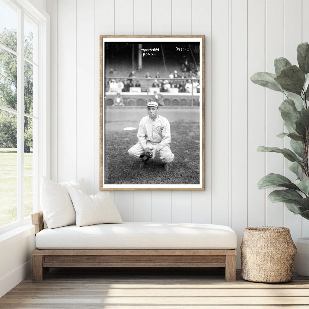 Edd Roush, 1916 Cincinnati NL Baseball Star Photo – KNOWOL